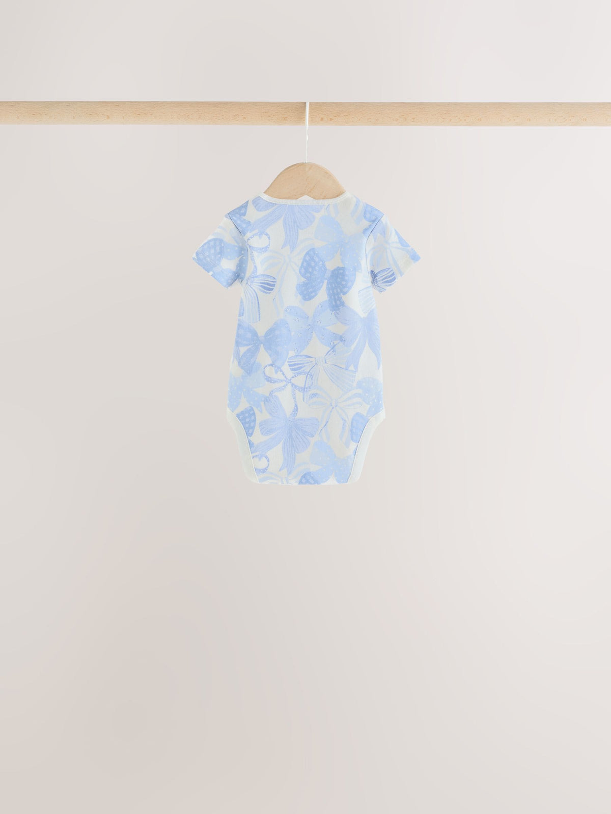 Dsiney Kidz - Blue Bow Short Sleeve Baby Bodysuit 5 Pack image 4