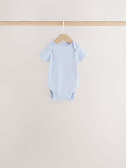 Dsiney Kidz - Blue Bow Short Sleeve Baby Bodysuit 5 Pack image 7