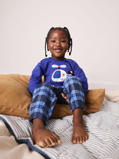 Blue Ribbon Wrapped Pyjamas Gift Set (9mths-8yrs) - image 2