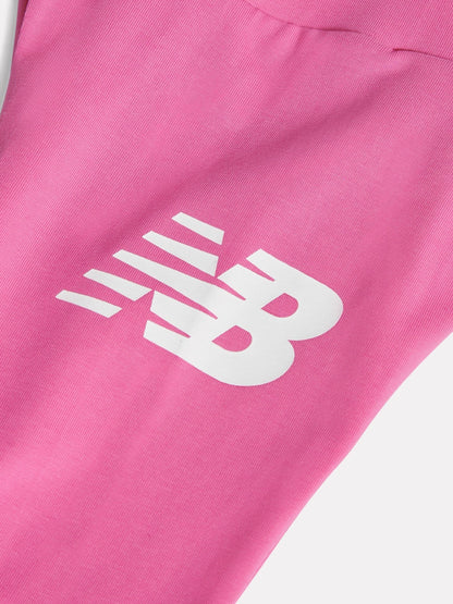 New Balance Pink Graphic Leggings image 3