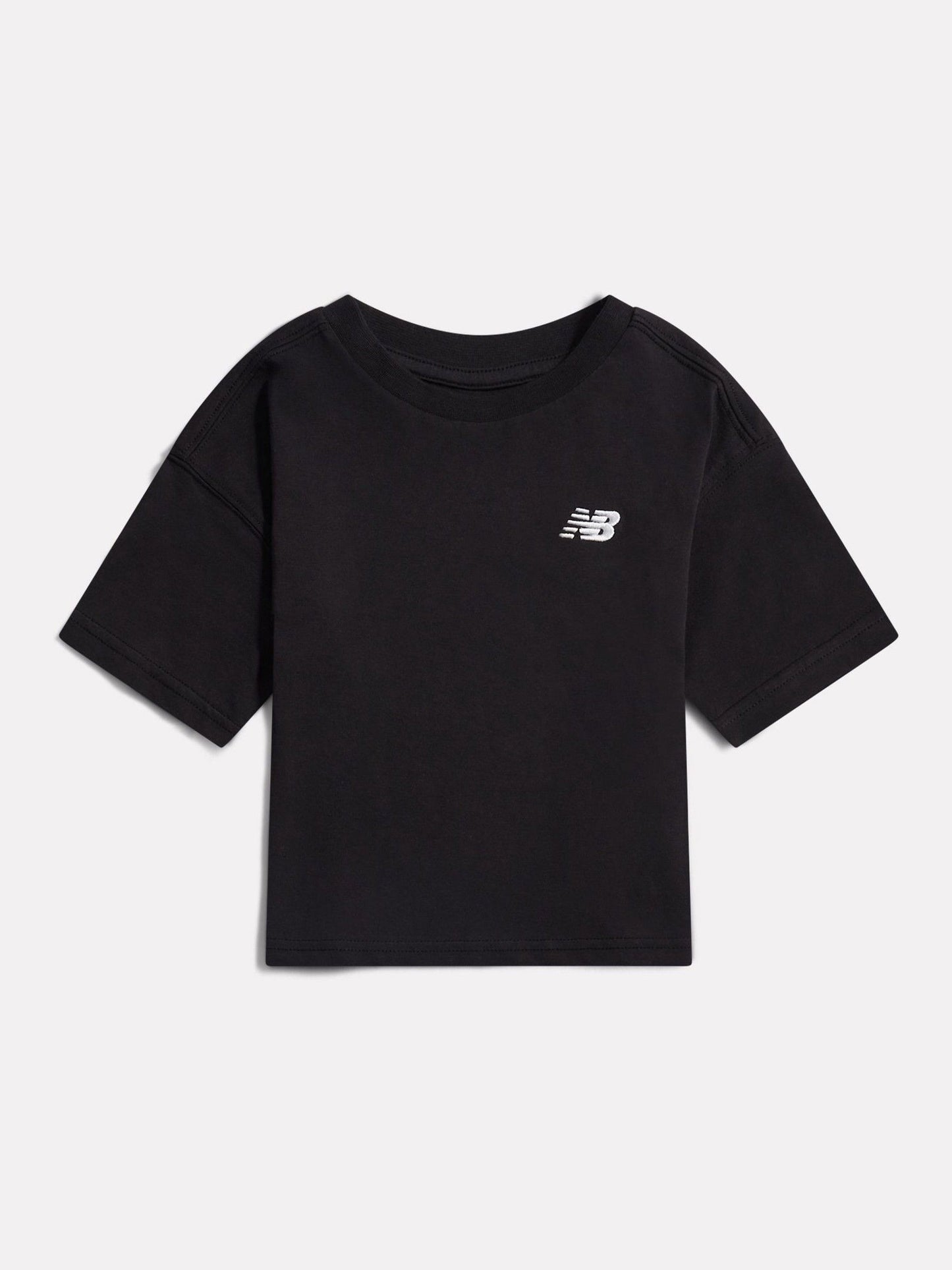 New Balance Black Jersey Small Logo T-Shirt image 1