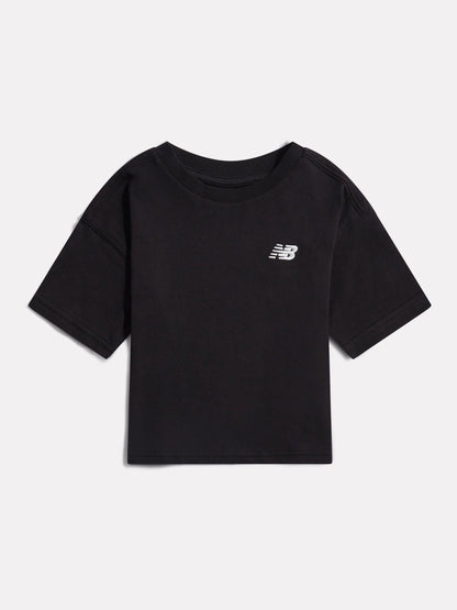 New Balance Black Jersey Small Logo T-Shirt image 1