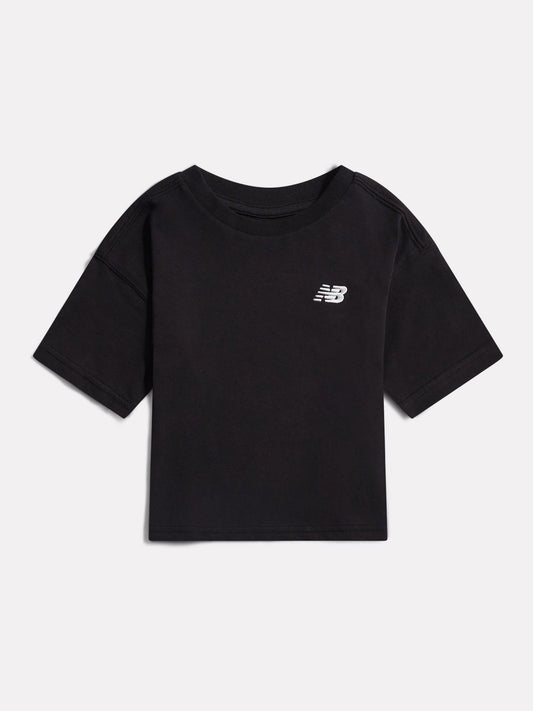 New Balance Black Jersey Small Logo T-Shirt image 1
