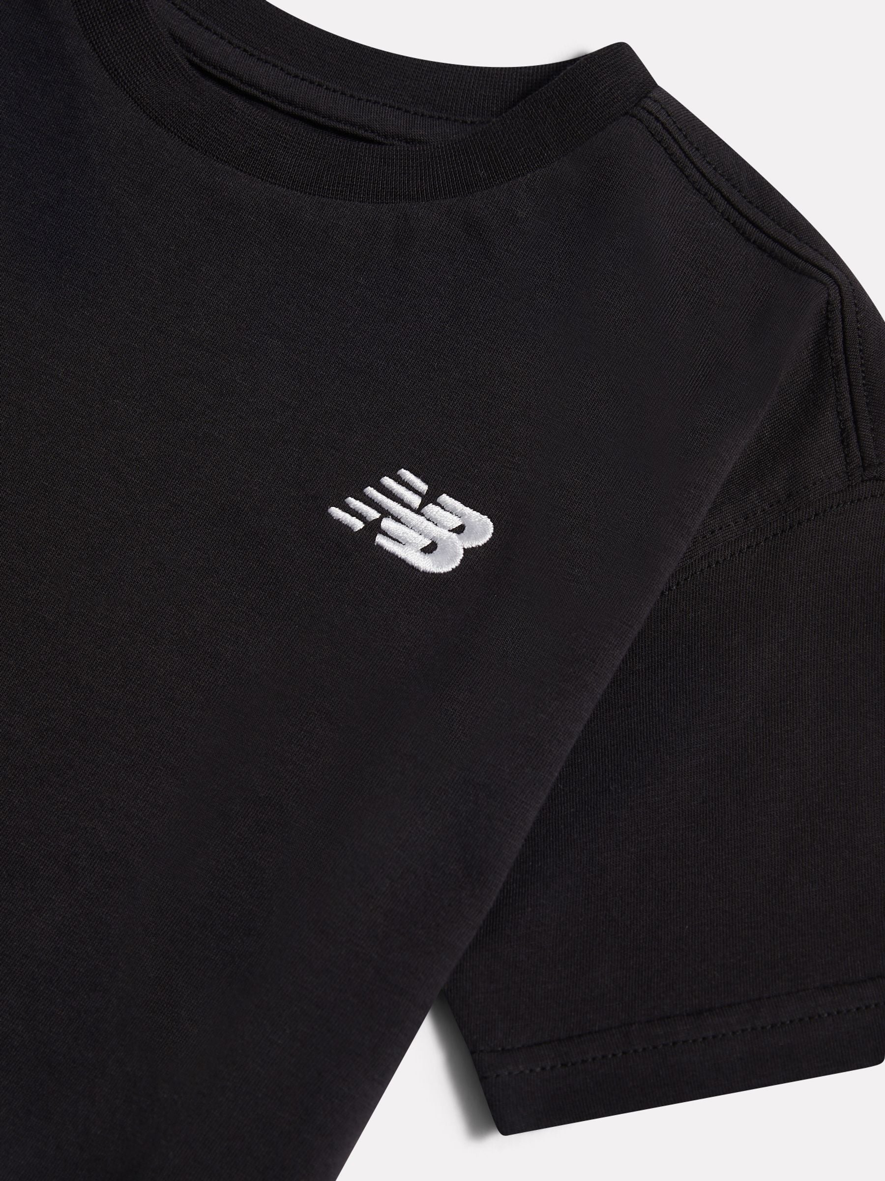 New Balance Black Jersey Small Logo T-Shirt image 3