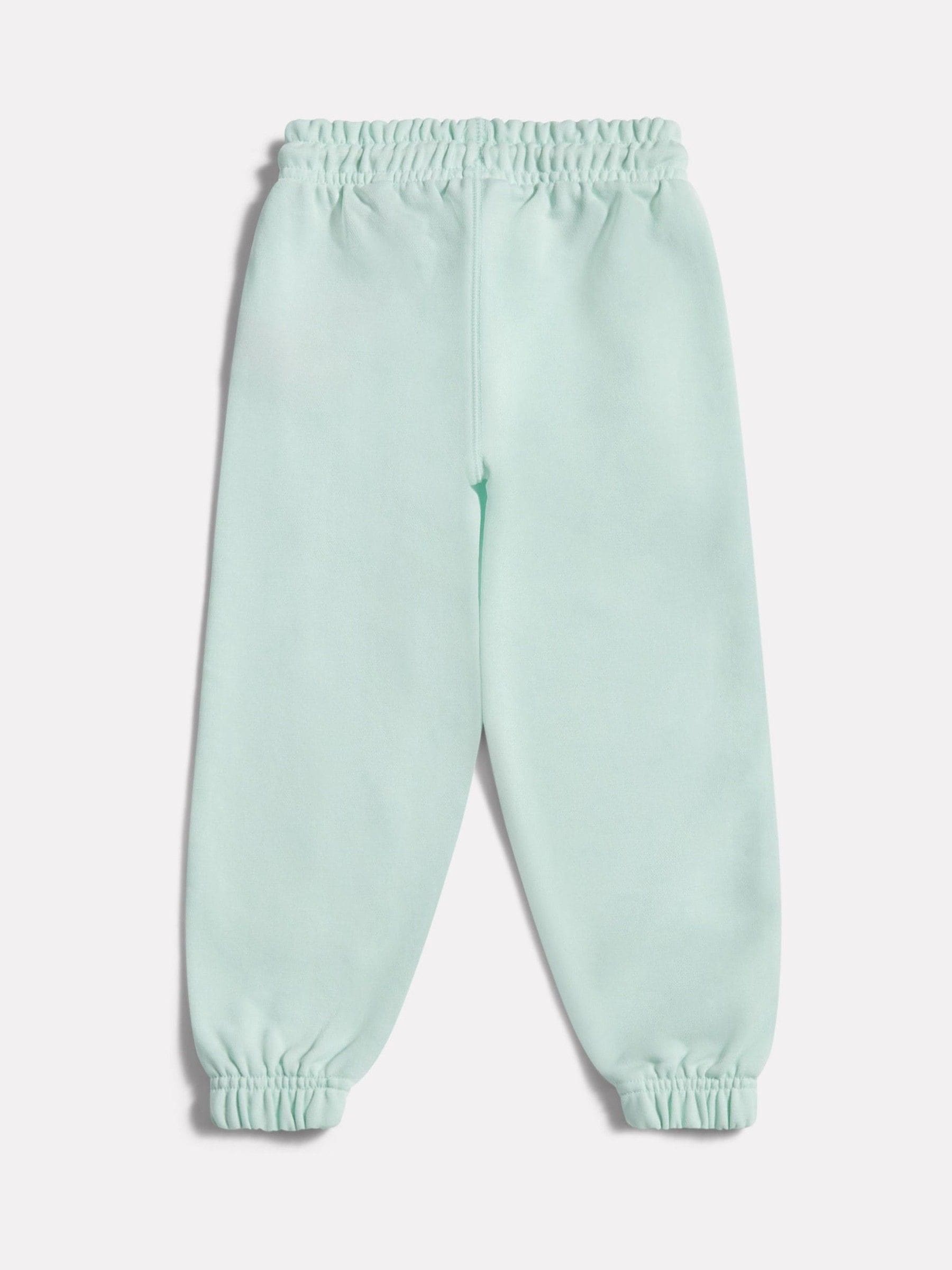 New Balance Green French Terry Small Logo Joggers image 2
