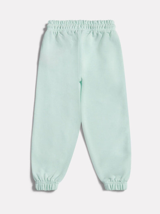 New Balance Green French Terry Small Logo Joggers image 2