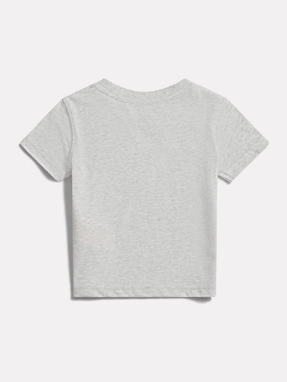 New Balance Grey Stacked Logo T-Shirt image 2