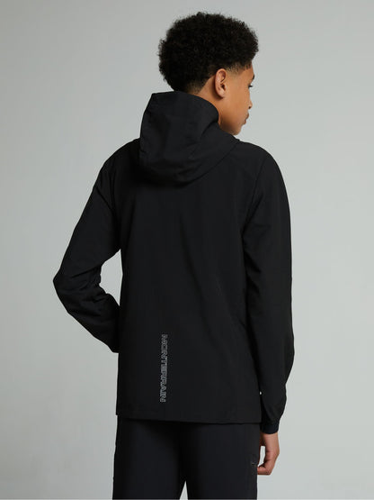 Dsiney Kidz - Monterrain Black Junior Ramble 3.0 Woven Running Jacket image 3