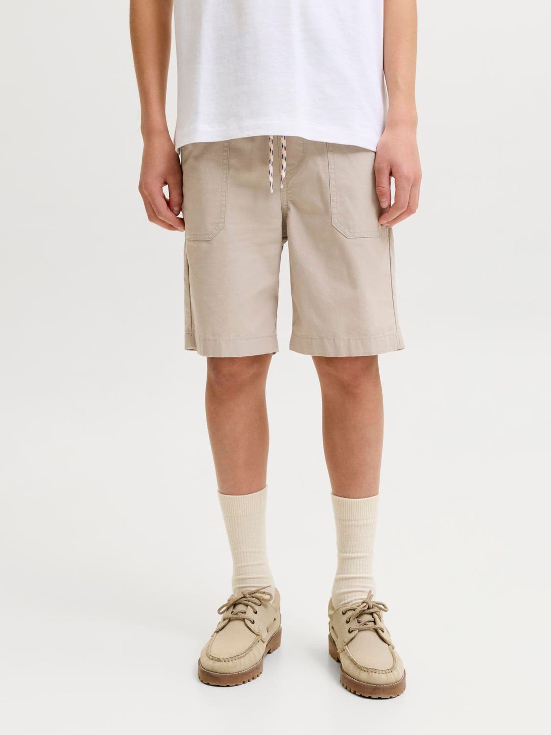 Dsiney Kidz - JACK & JONES JUNIOR Natural Cotton Jogger Shorts image 1