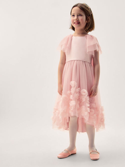 Dsiney Kidz - Monsoon Pink Eden Appliqué Rose Tulle Dress image 1