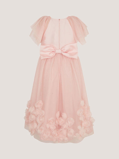 Monsoon Pink Eden Appliqué Rose Tulle Dress image 4