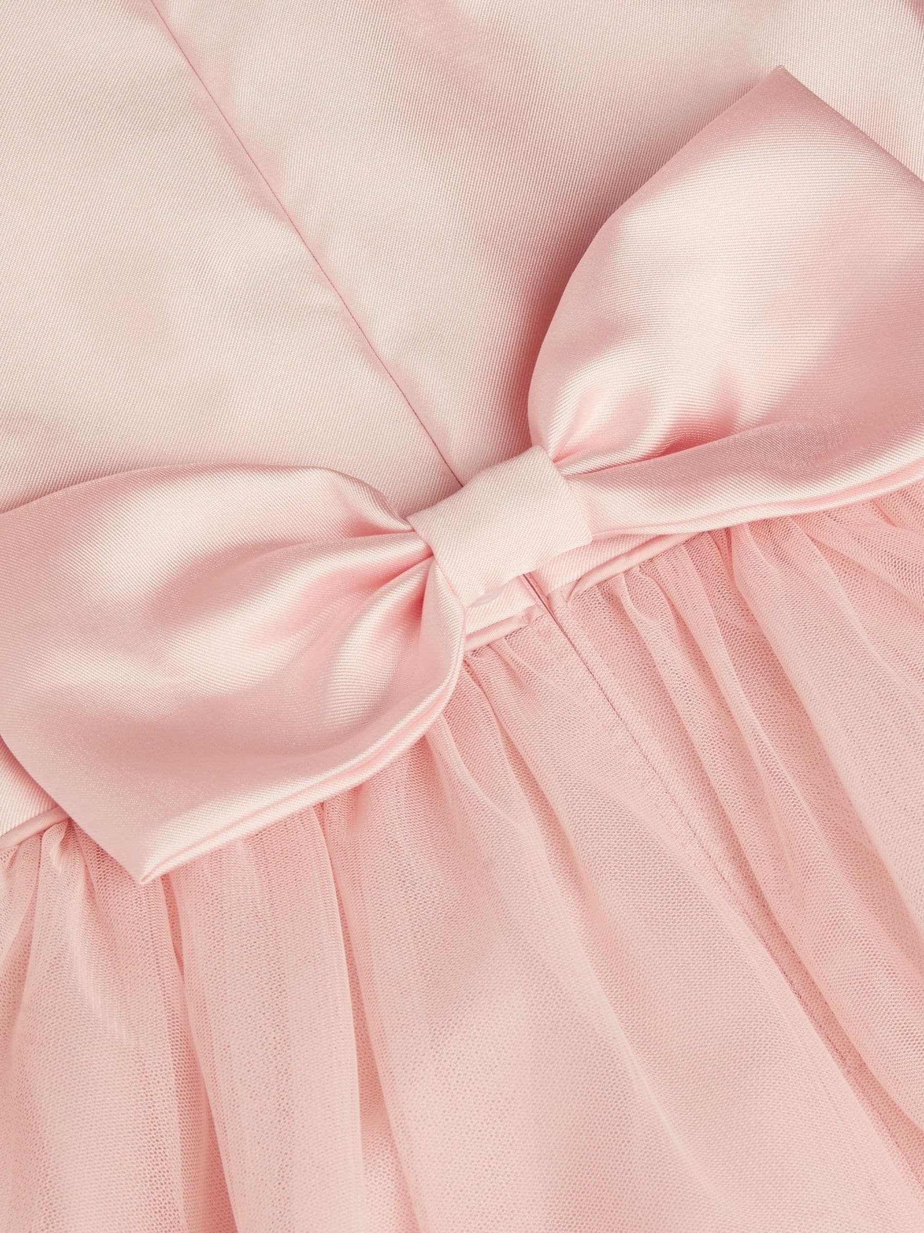 Monsoon Pink Eden Appliqué Rose Tulle Dress image 5