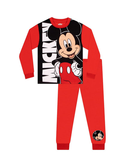 Dsiney Kidz - Character Red Mickey Mouse Long Pyjamas Set image 1