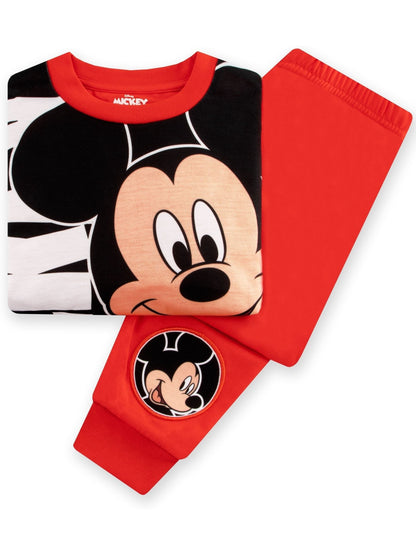 Dsiney Kidz - Character Red Mickey Mouse Long Pyjamas Set image 2
