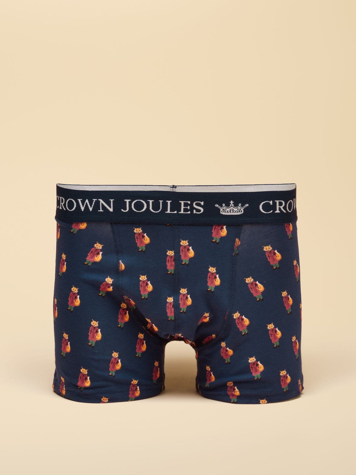 Dsiney Kidz - Joules No Fox Given Green/Navy Cotton Jersey Boxer Shorts 2 pack image 3