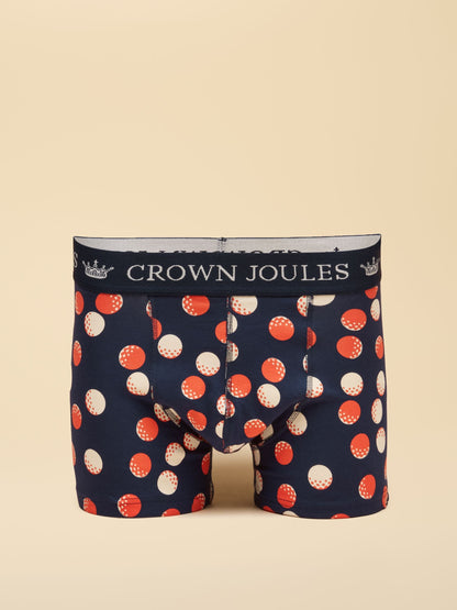 Dsiney Kidz - Joules Best By Par Green/Navy Cotton Jersey Boxer Shorts 2 pack image 2