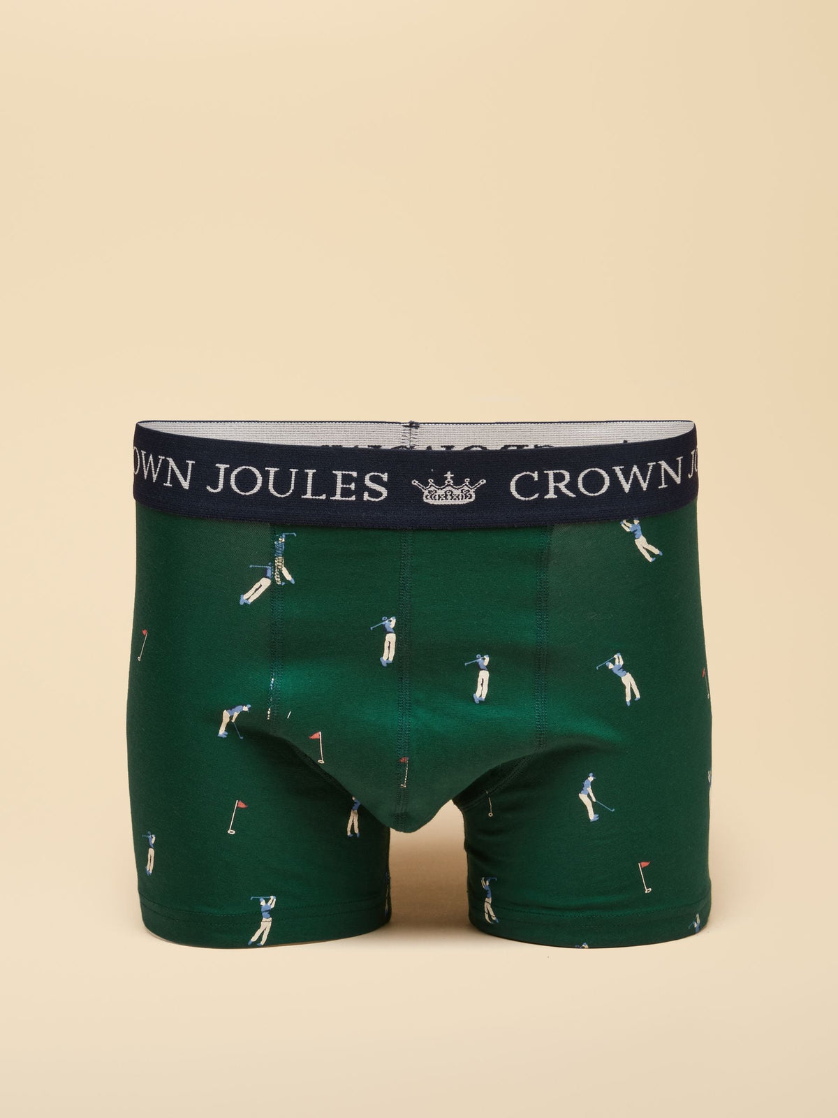 Dsiney Kidz - Joules Best By Par Green/Navy Cotton Jersey Boxer Shorts 2 pack image 3
