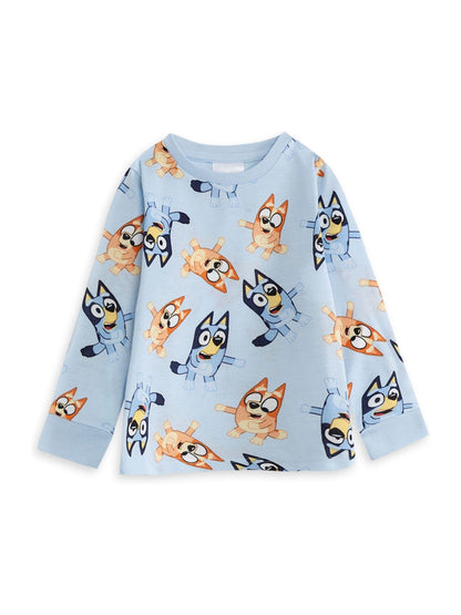 Vanilla Underground Blue Bluey Long Sleeve Long Leg Pyjamas Set 3 Piece image 4