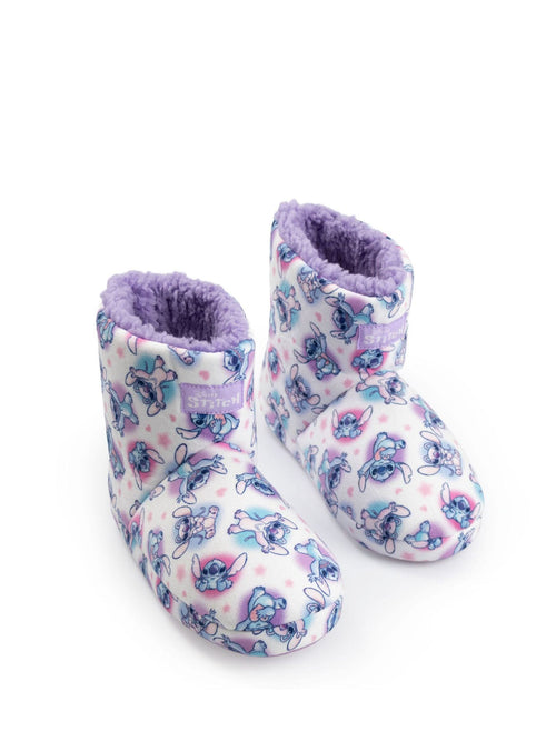 Vanilla Underground White Lilo & Stitch Character AOP Slipper Boots image 1