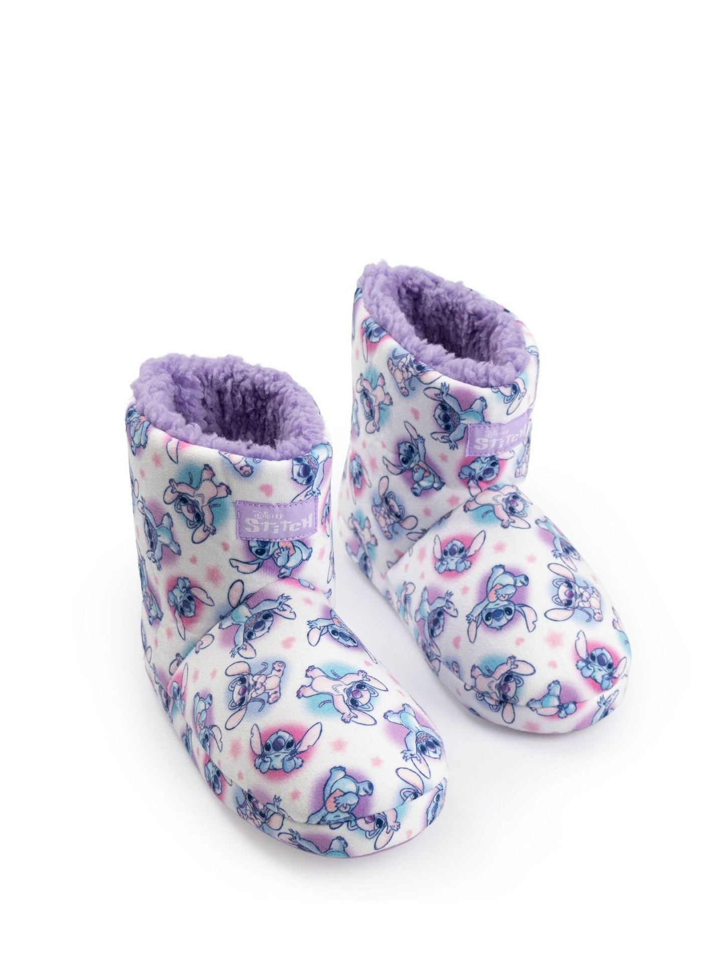 Vanilla Underground White Lilo & Stitch Character AOP Slipper Boots image 1