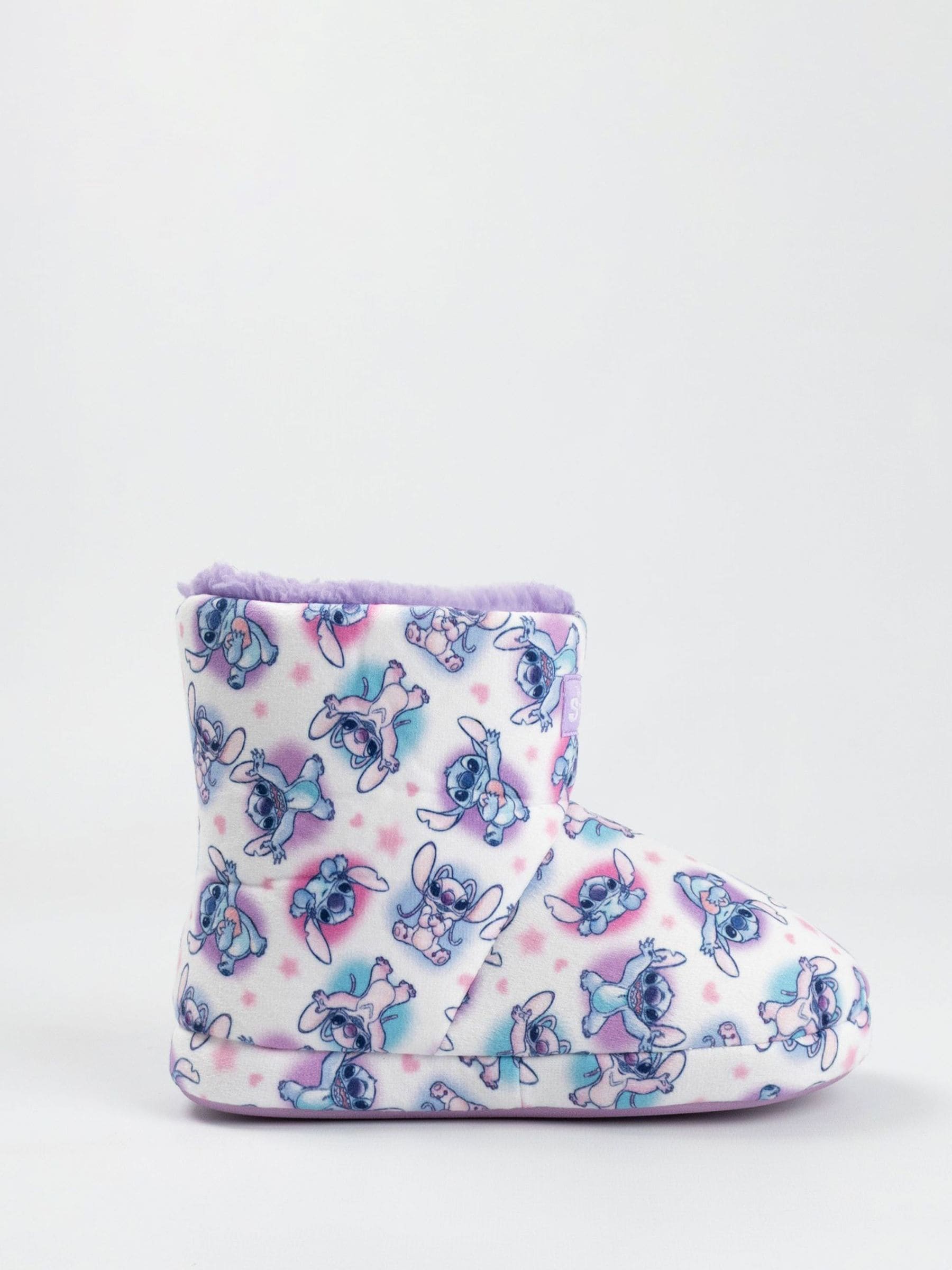 Vanilla Underground White Lilo & Stitch Character AOP Slipper Boots image 2