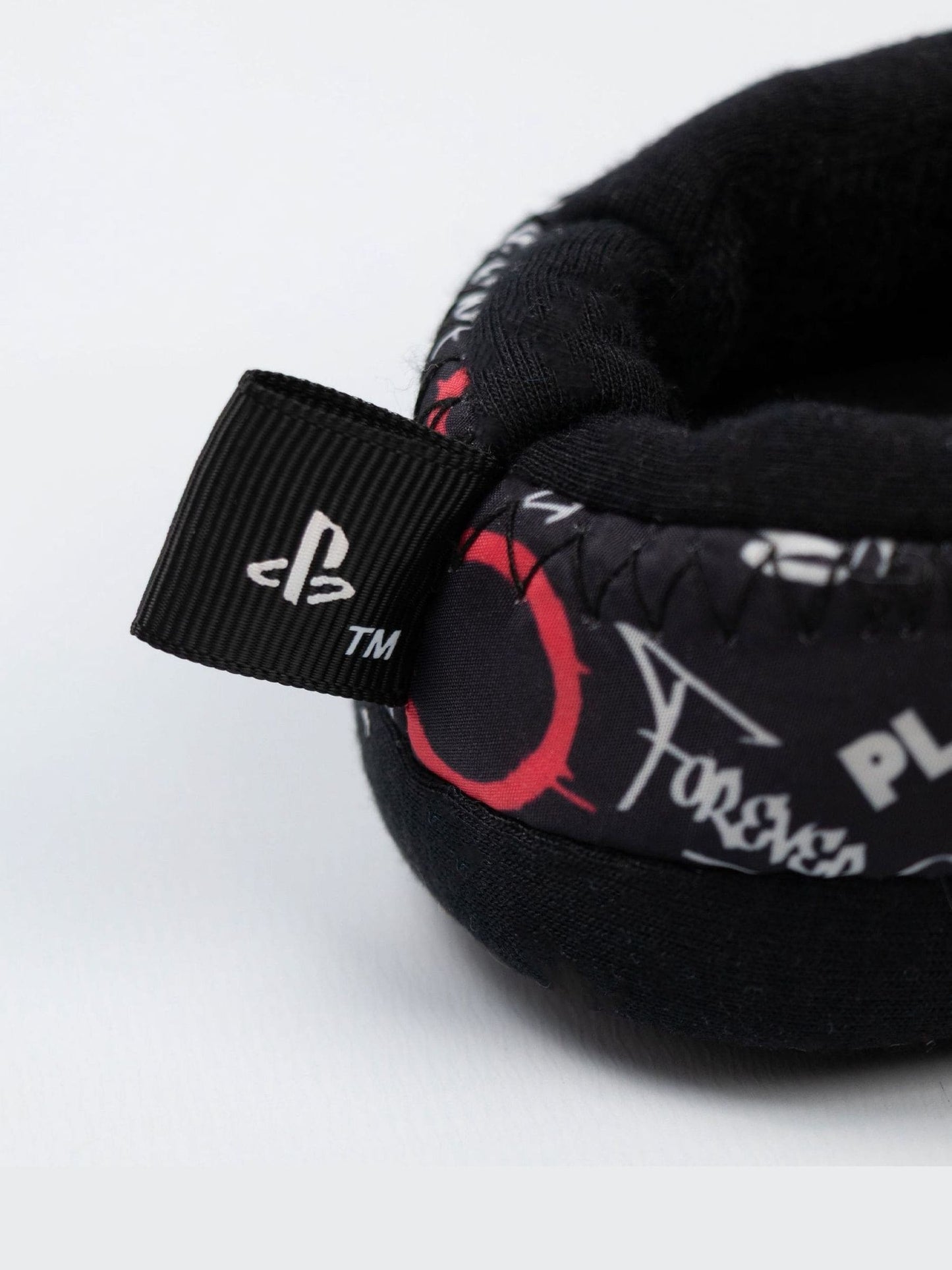 Dsiney Kidz - Vanilla Underground Black PlayStation Controller Symbols Slippers image 3