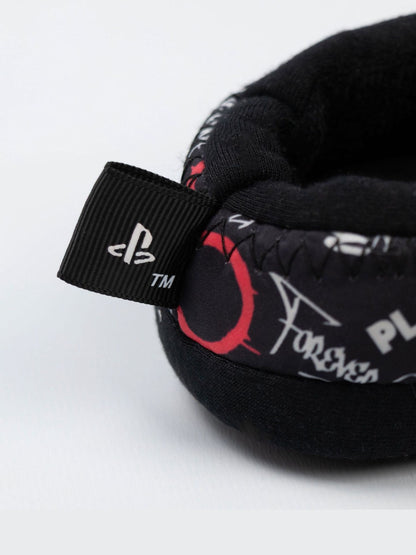 Dsiney Kidz - Vanilla Underground Black PlayStation Controller Symbols Slippers image 3