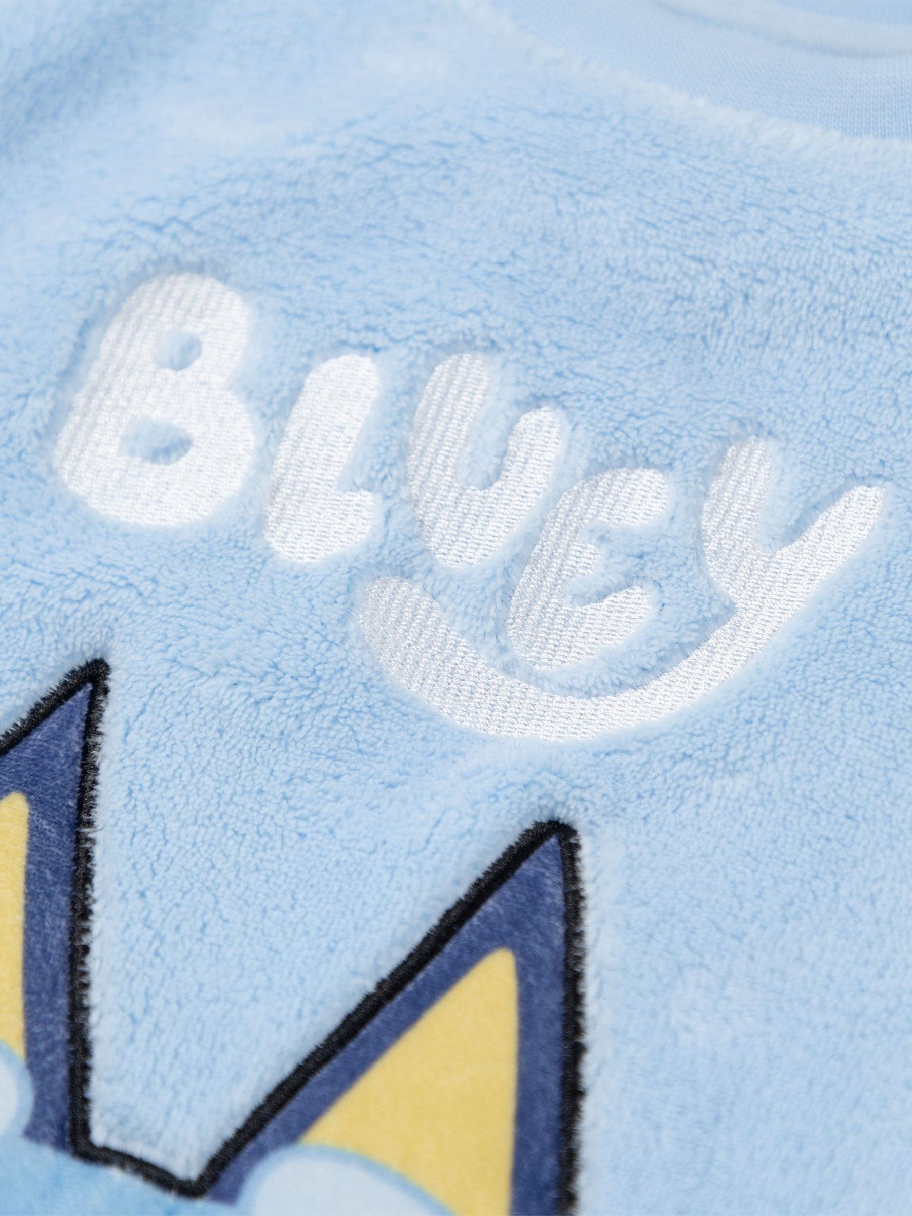 Dsiney Kidz - Vanilla Underground Blue Bluey Fleece Long Sleeve Long Leg Pyjamas Set image 5