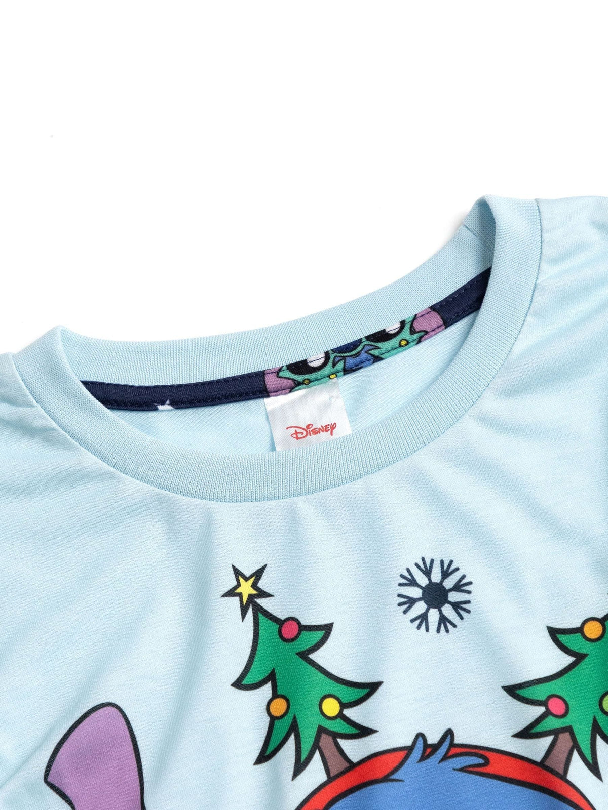Dsiney Kidz - Vanilla Underground Blue Lilo & Stitch Christmas Long Sleeve Long Leg Pyjamas Set image 5