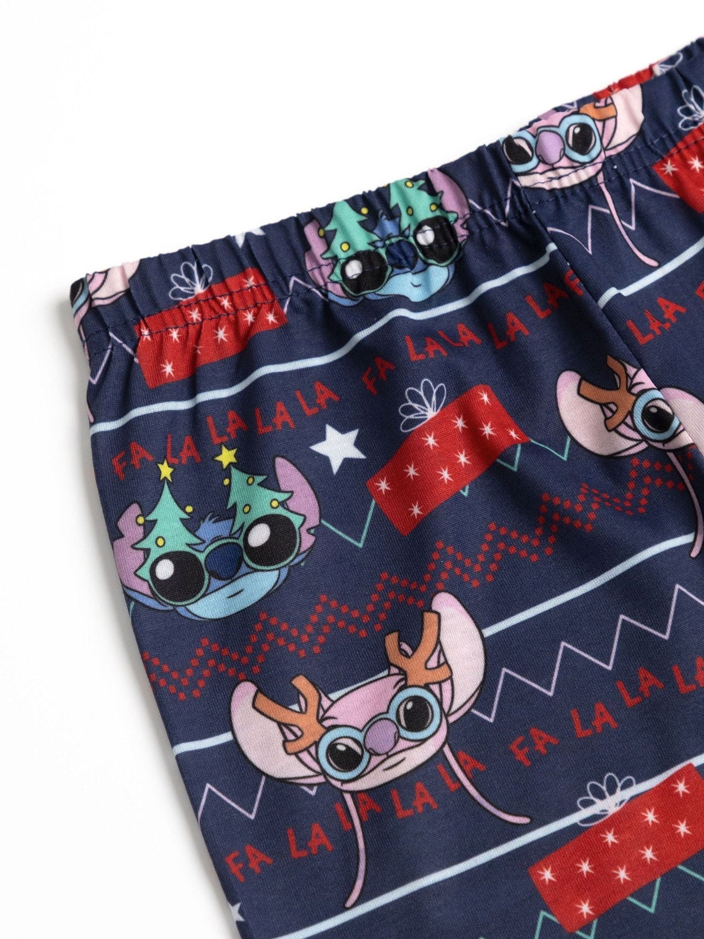 Dsiney Kidz - Vanilla Underground Blue Lilo & Stitch Christmas Long Sleeve Long Leg Pyjamas Set image 6