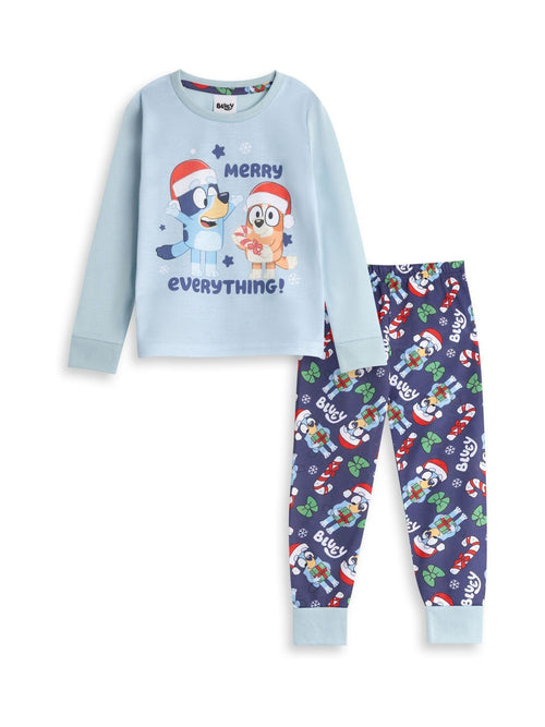 Vanilla Underground Blue Bluey Christmas Long Sleeve Long Leg Pyjamas Set image 1