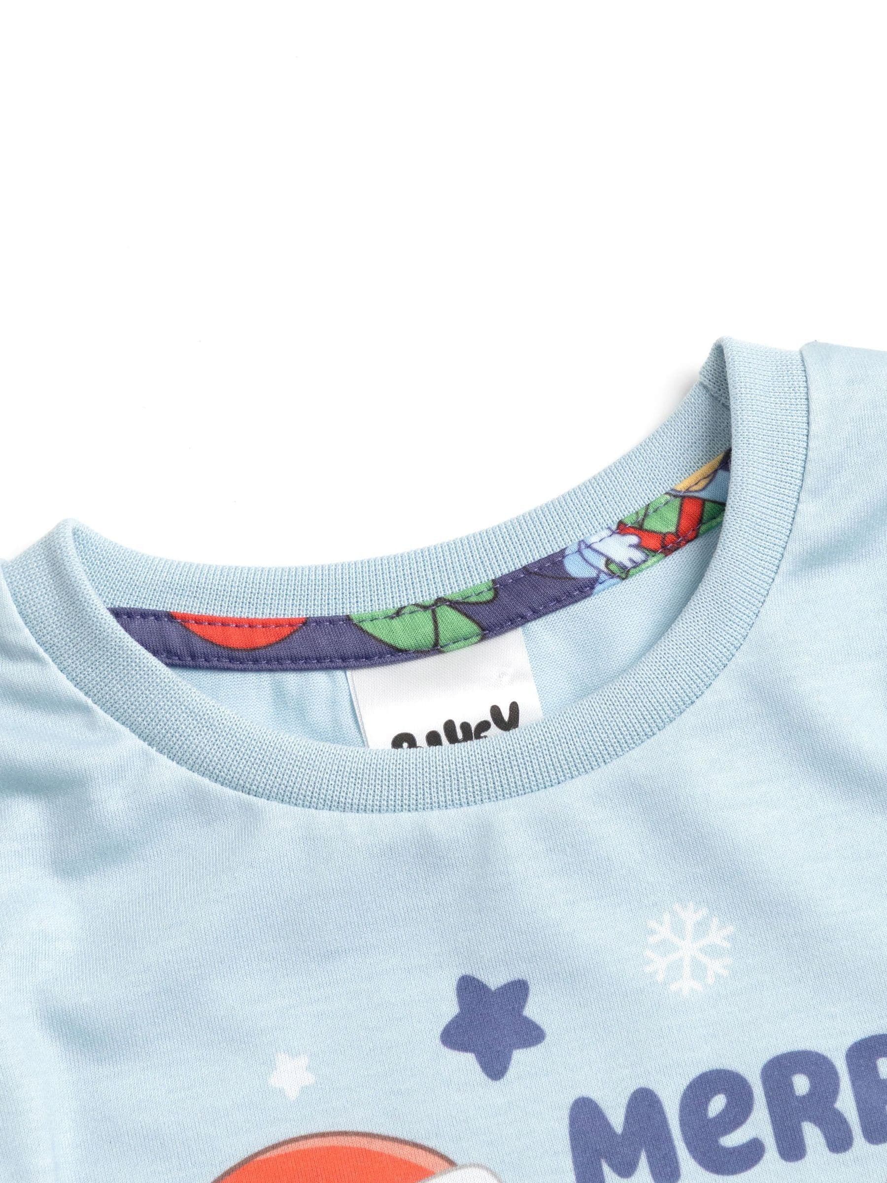Dsiney Kidz - Vanilla Underground Blue Bluey Christmas Long Sleeve Long Leg Pyjamas Set image 5