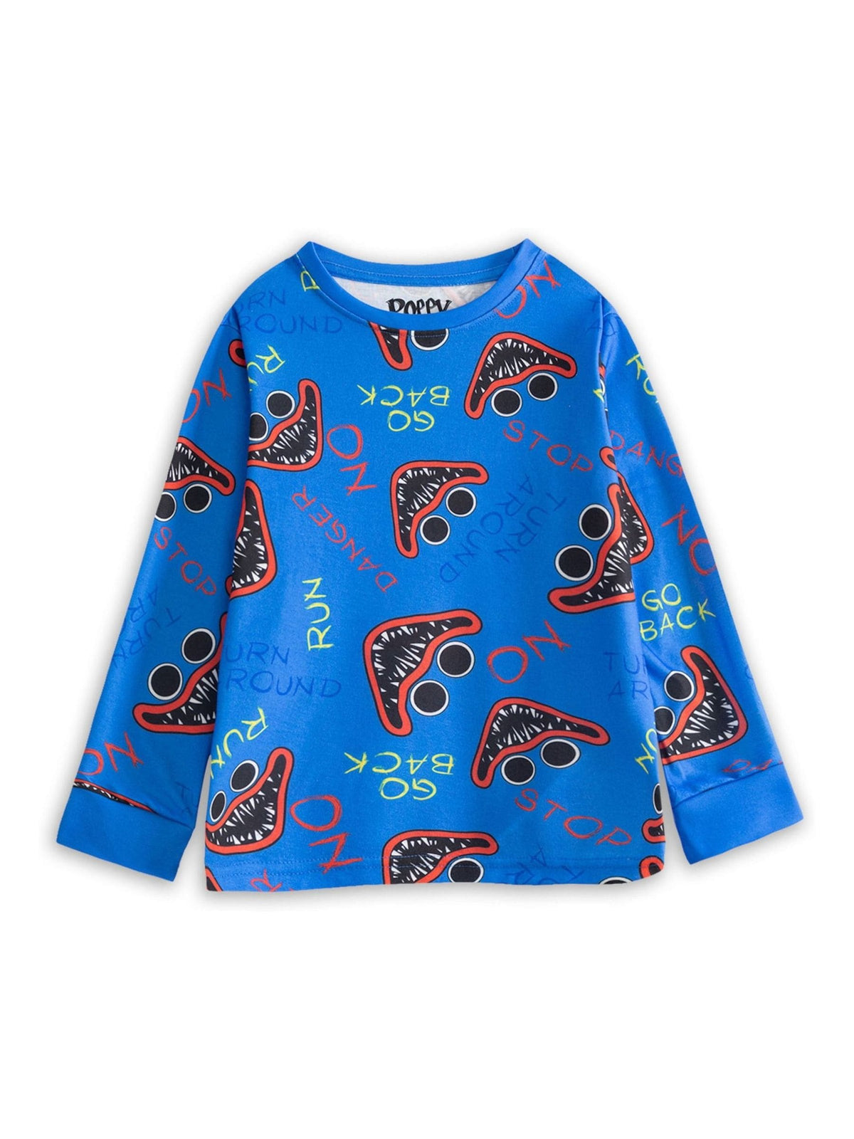 Vanilla Underground Blue Poppy's Playtime Multi-Pack of 2 Long Sleeve Long Leg Pyjamas Set - image 3