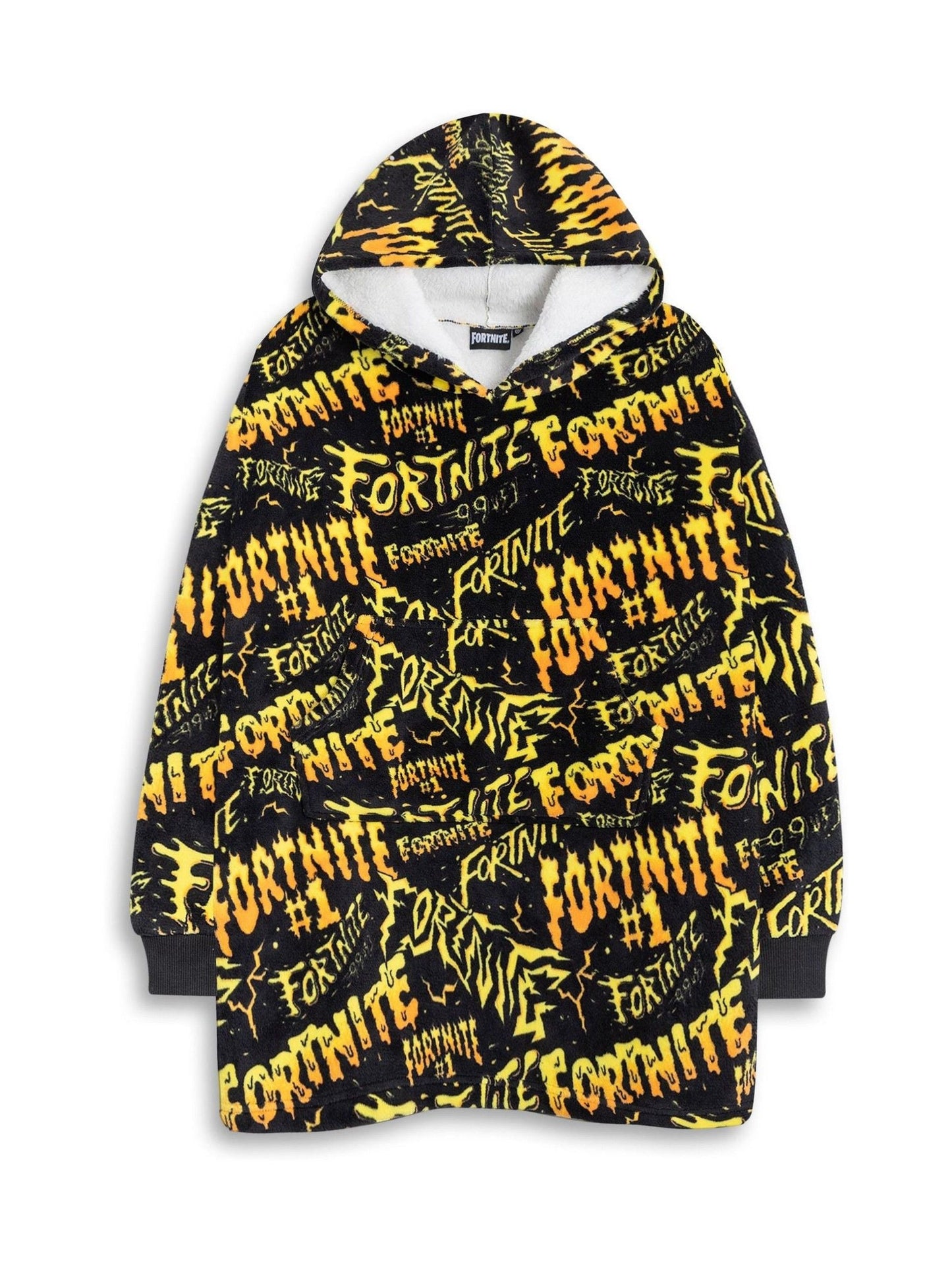 Dsiney Kidz - Vanilla Underground Black Fortnite All Over Print Blanket Hoodie image 1