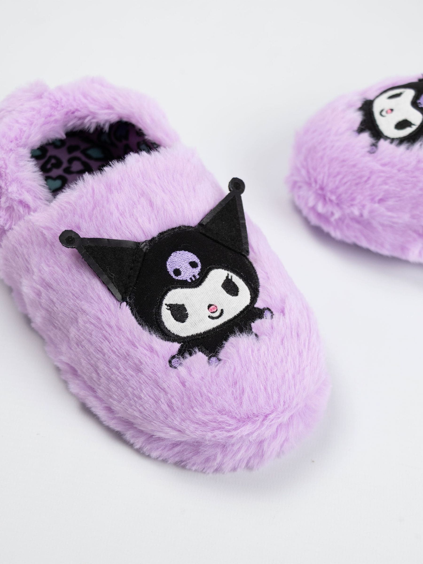 Vanilla Underground Purple Hello Kitty Kuromi Slippers image 3