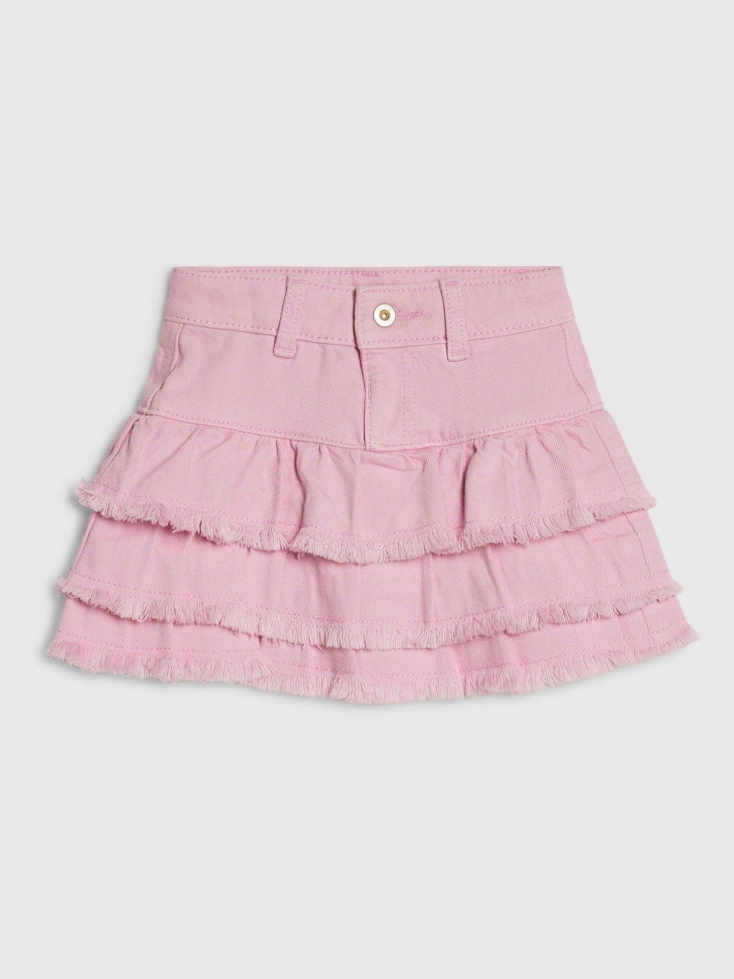 Dsiney Kidz - River Island Pink Denim Rara Skirt image 1