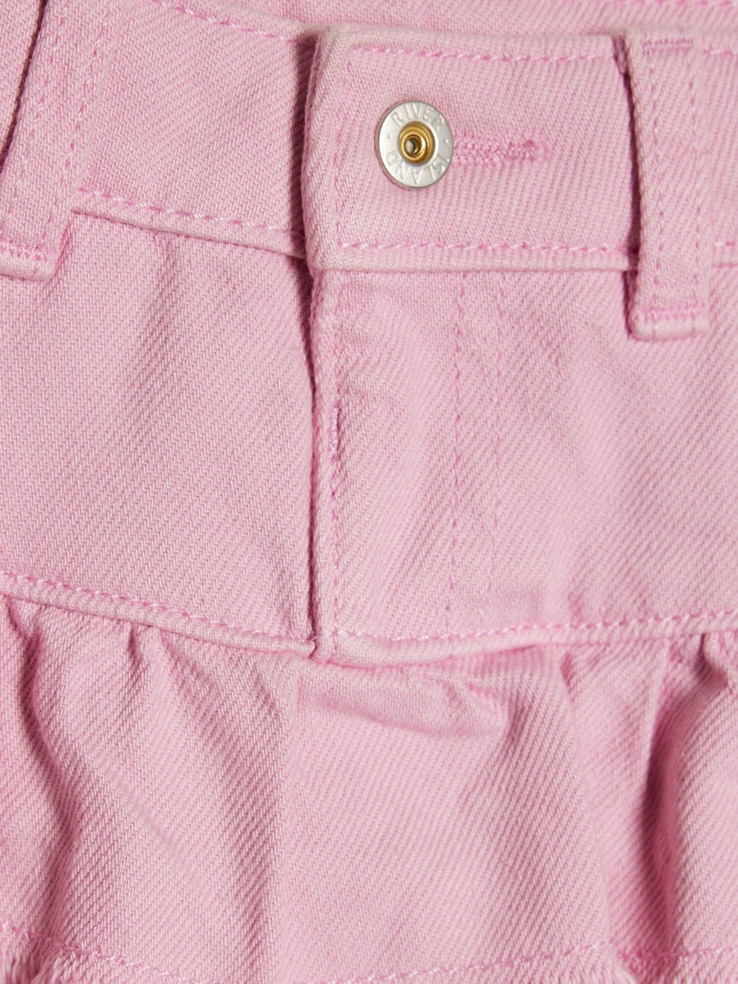 Dsiney Kidz - River Island Pink Denim Rara Skirt image 3