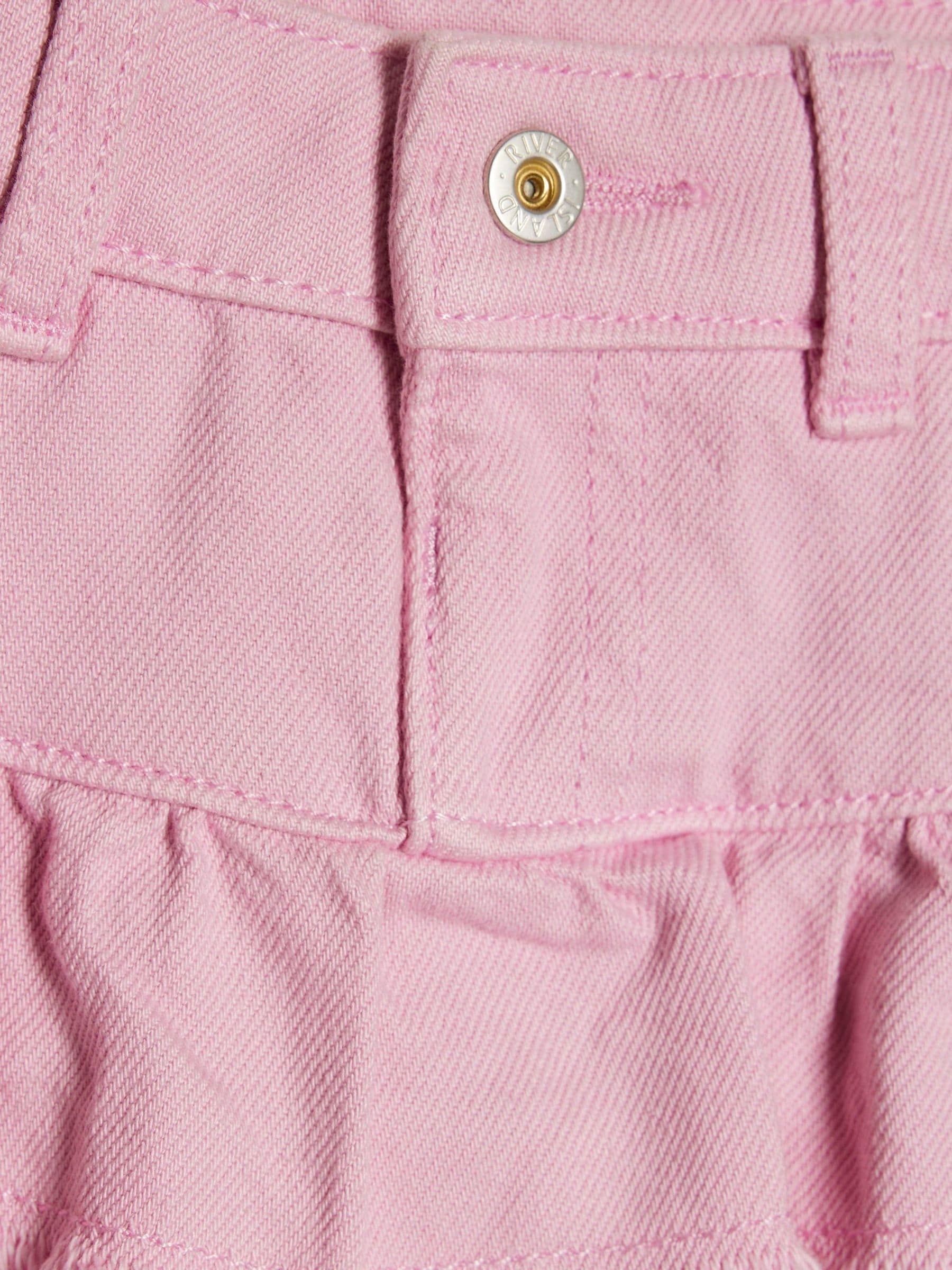 Dsiney Kidz - River Island Pink Denim Rara Skirt image 3
