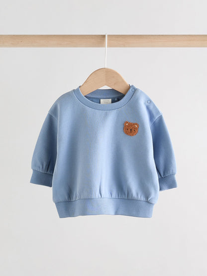 Blue Baby Sweater and Joggers Set (0mths-2yrs) image 3
