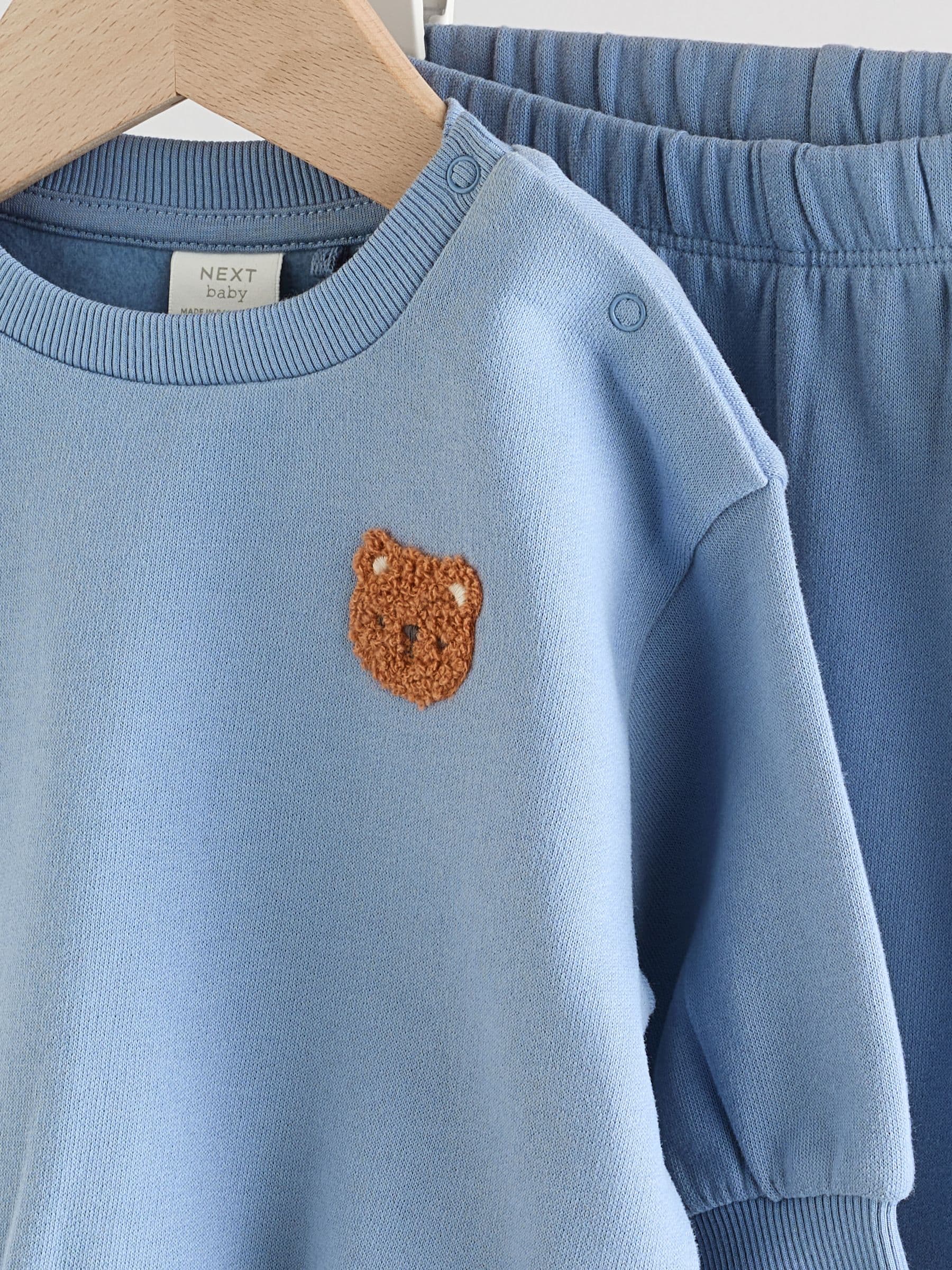 Blue Baby Sweater and Joggers Set (0mths-2yrs) image 7