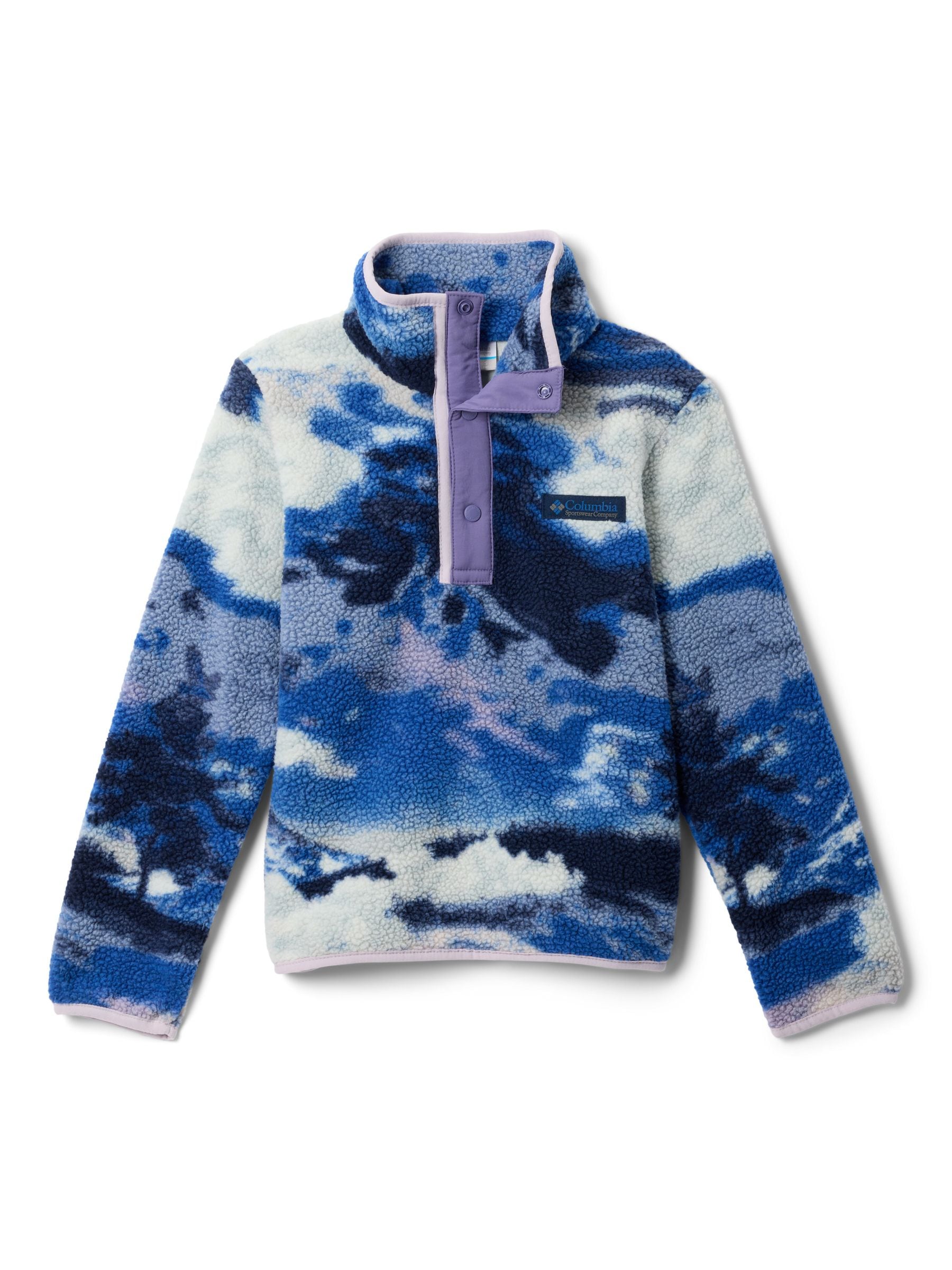Dsiney Kidz - Columbia Blue Helvetia™ II Printed Half Snap Fleece image 1