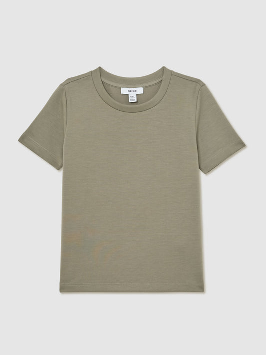 Reiss Sage Bradley 3-9 yrs Premium Interlock Crew-Neck T-Shirt image 2