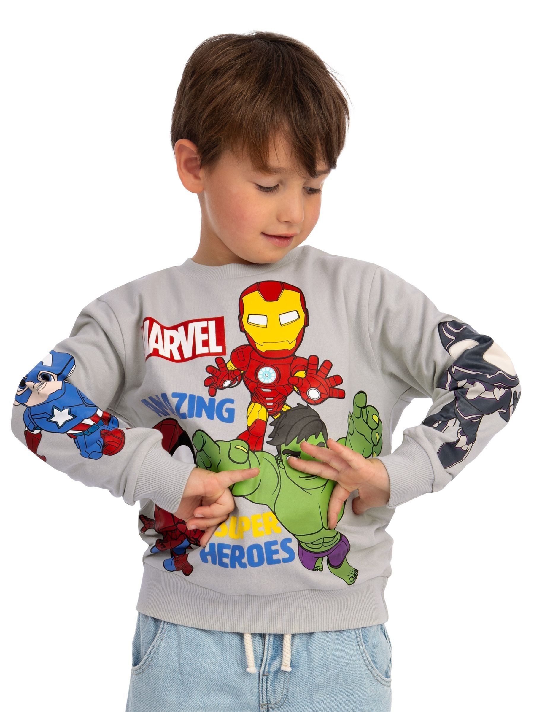 Dsiney Kidz - Character Grey Marvel Spidey And His Amazing Friends Sweatshirt image 3