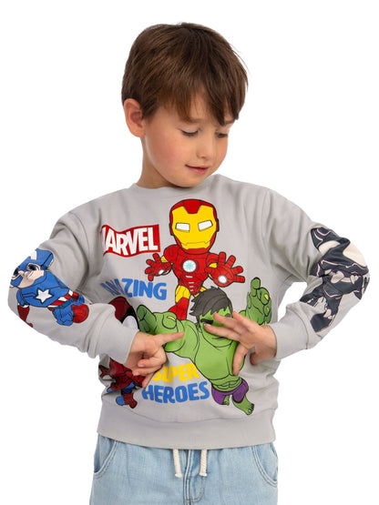 Dsiney Kidz - Character Grey Marvel Spidey And His Amazing Friends Sweatshirt image 3