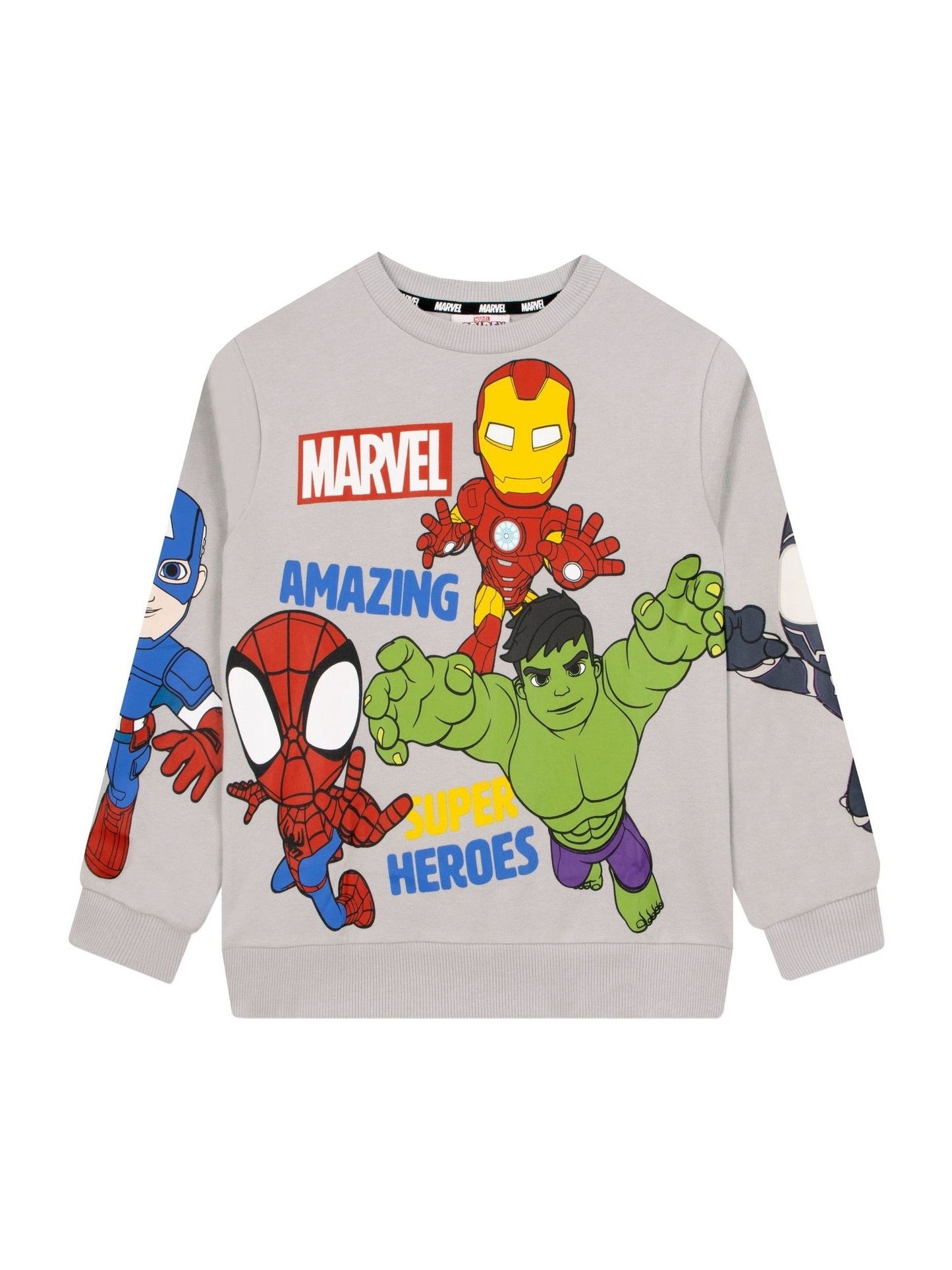 Dsiney Kidz - Character Grey Marvel Spidey And His Amazing Friends Sweatshirt image 7