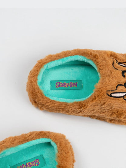 Vanilla Underground Brown Scooby Doo Character Face Slippers - image 4