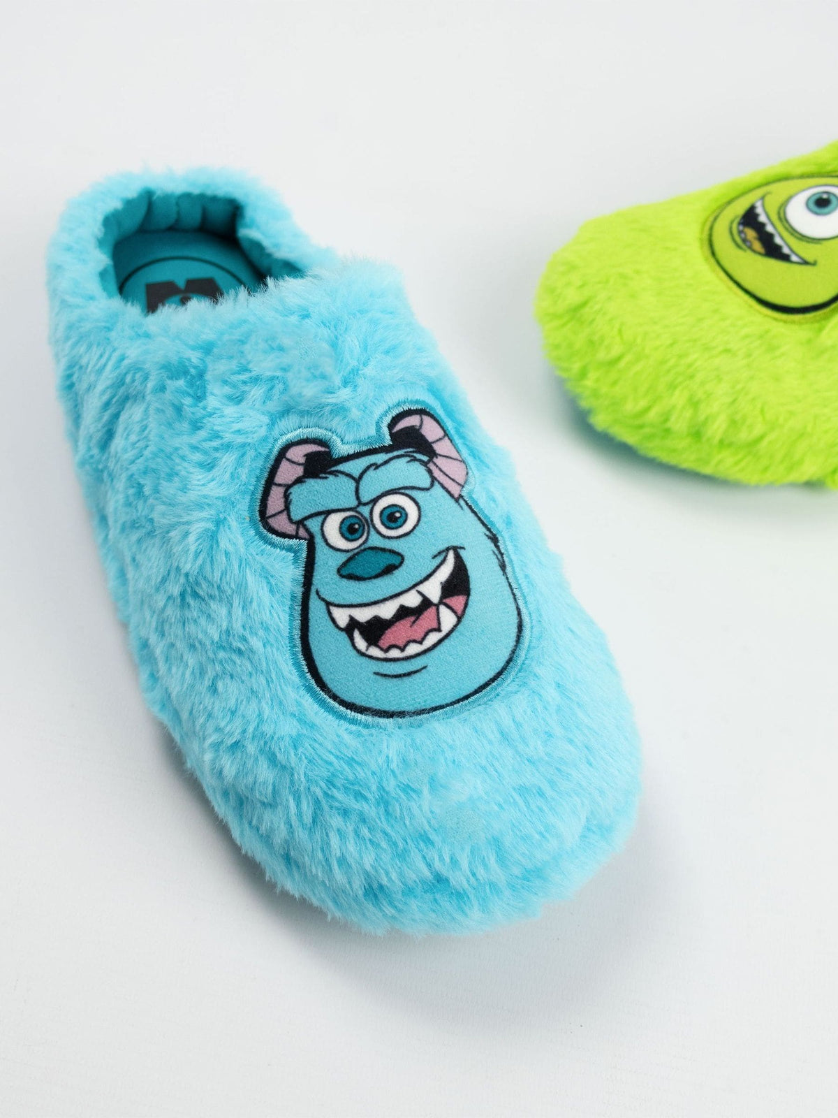Vanilla Underground Blue Disney Monsters Inc Sully & Mike Slippers - image 5