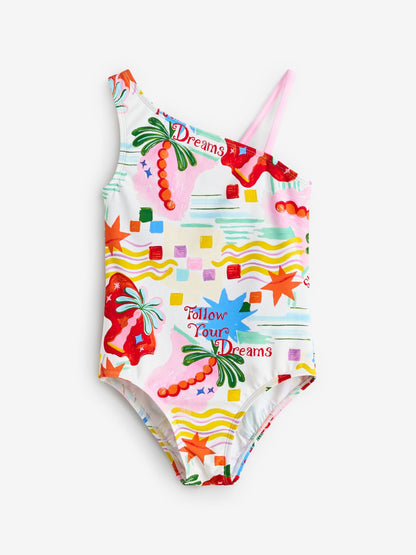 Dsiney Kidz - Eleanor Bowmer Tropical Strappy Follow Your Dreams Swimsuit image 1
