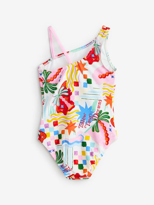 Dsiney Kidz - Eleanor Bowmer Tropical Strappy Follow Your Dreams Swimsuit image 2