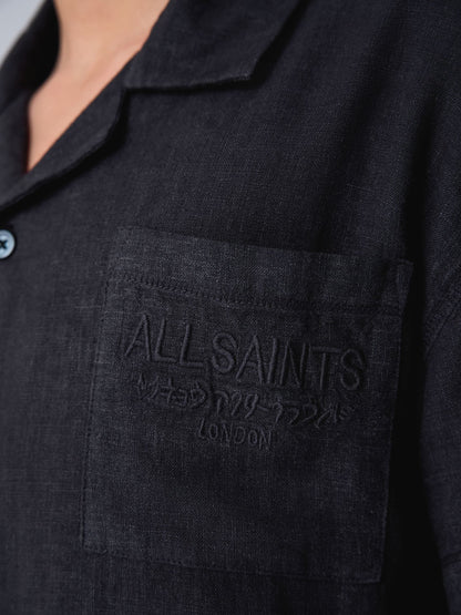 Dsiney Kidz - smALLSAINTS Washed Black Underground Shirt and Shorts Set image 5